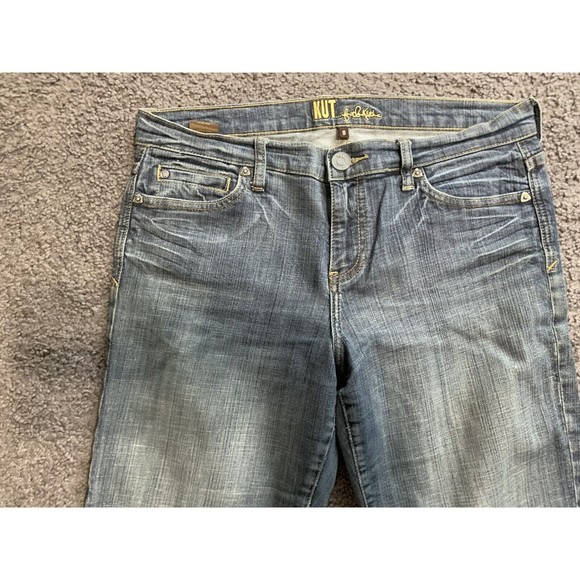 KUT from the Kloth Straight Leg Denim Jeans Women's 8 Blue KP0011AM03DL Bootcut - Picture 5 of 7